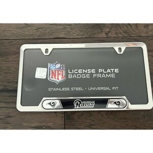 LOS ANGELES RAMS METAL LICENSE PLATE FRAME FROM PROMARK